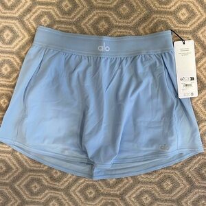 ALO match point skirt sz M seashell blue NWT